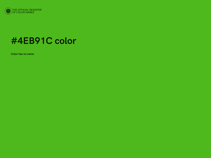 #4EB91C color image