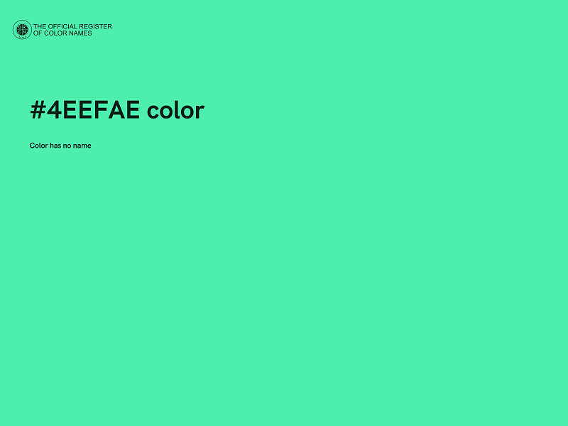 #4EEFAE color image