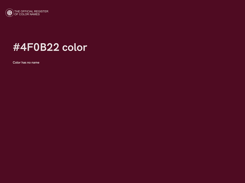 #4F0B22 color image