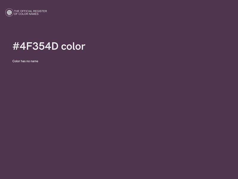 #4F354D color image