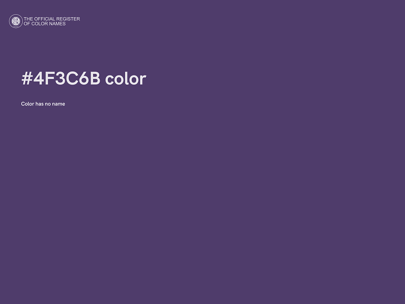 #4F3C6B color image