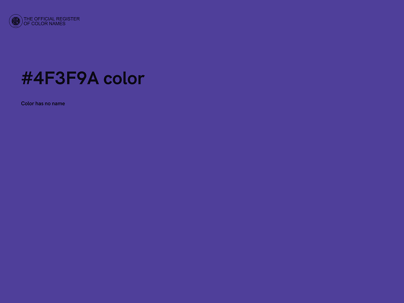 #4F3F9A color image