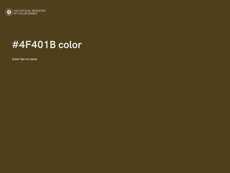 #4F401B color image