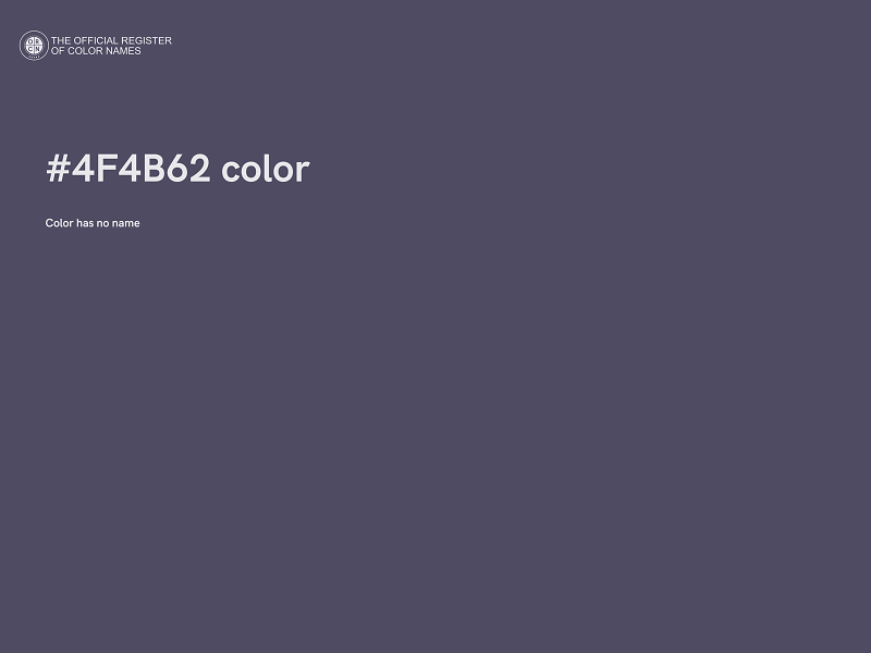 #4F4B62 color image