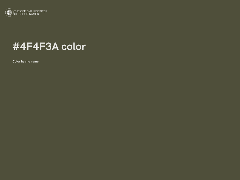 #4F4F3A color image