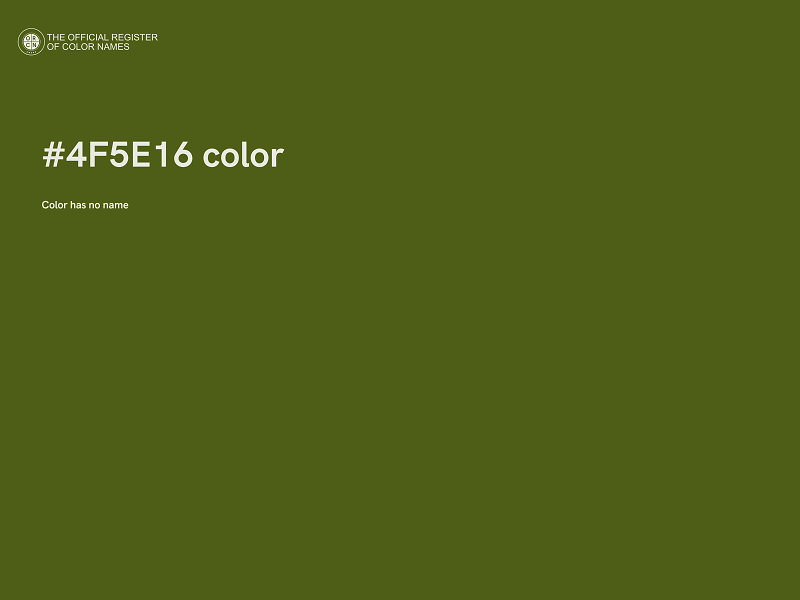 #4F5E16 color image