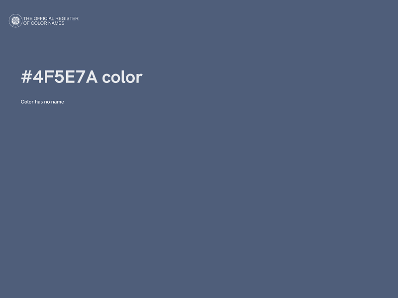 #4F5E7A color image