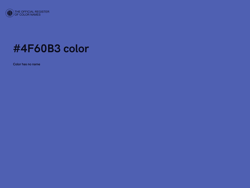 #4F60B3 color image