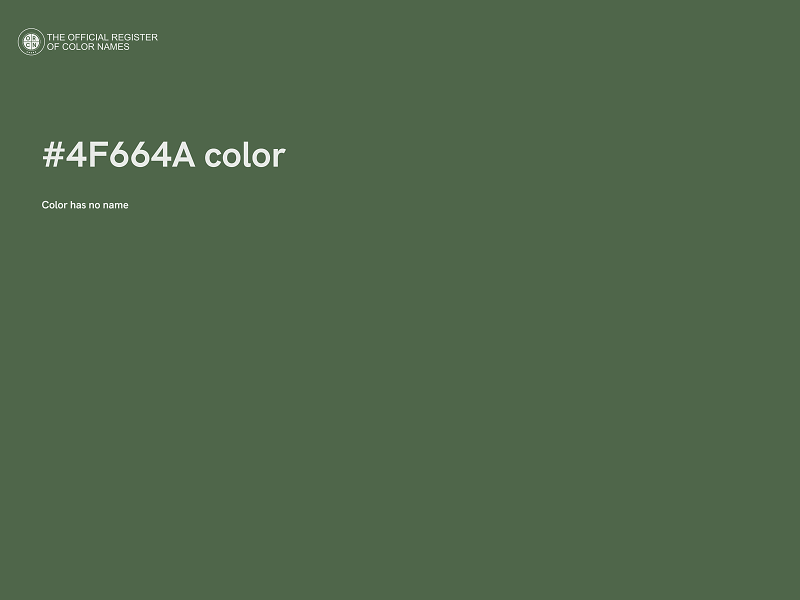 #4F664A color image