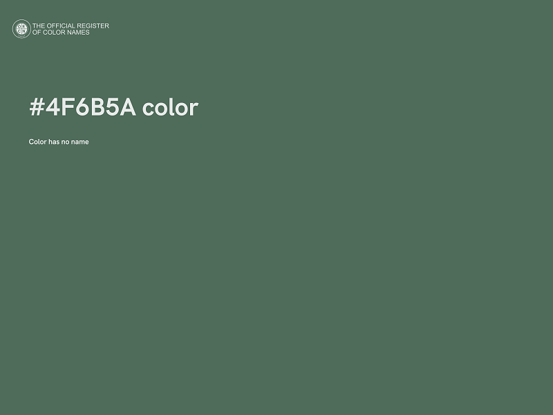 #4F6B5A color image