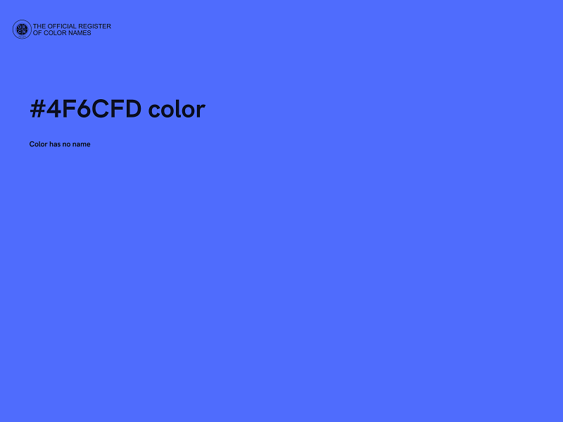 #4F6CFD color image