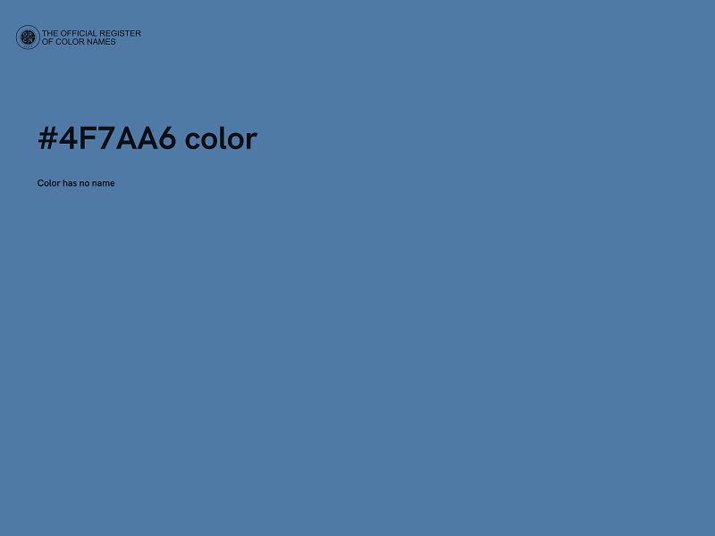 #4F7AA6 color image