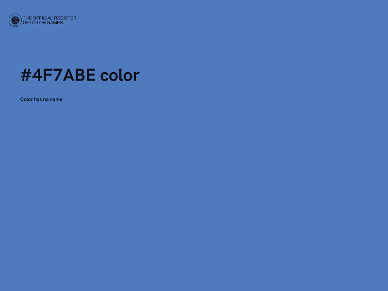 #4F7ABE color image