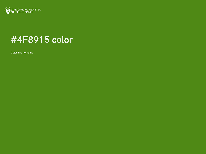 #4F8915 color image