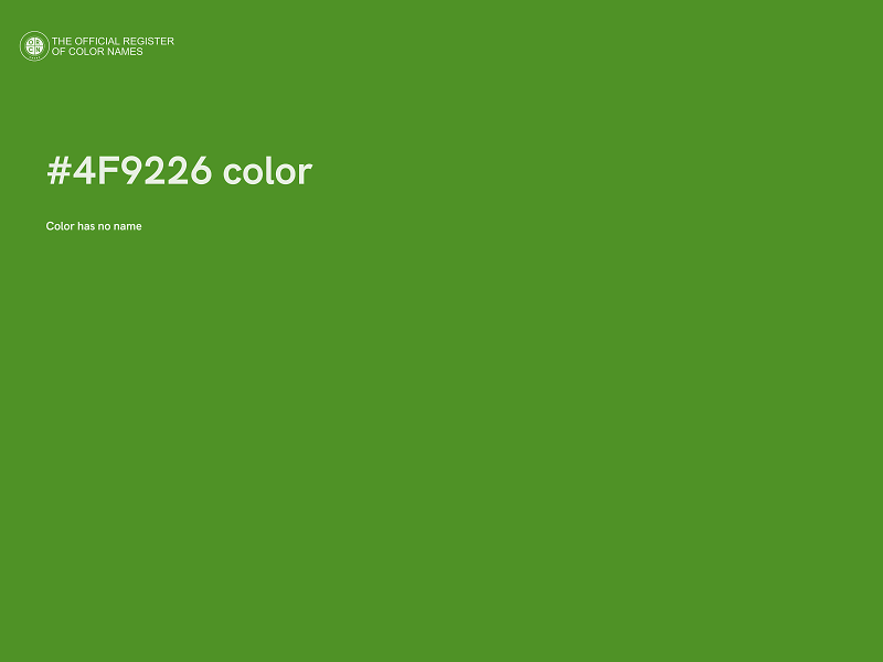 #4F9226 color image