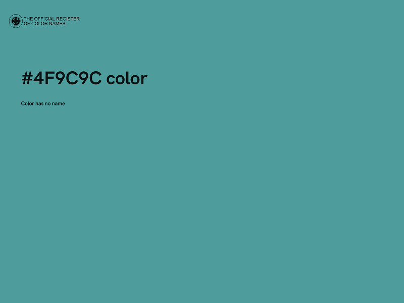 #4F9C9C color image