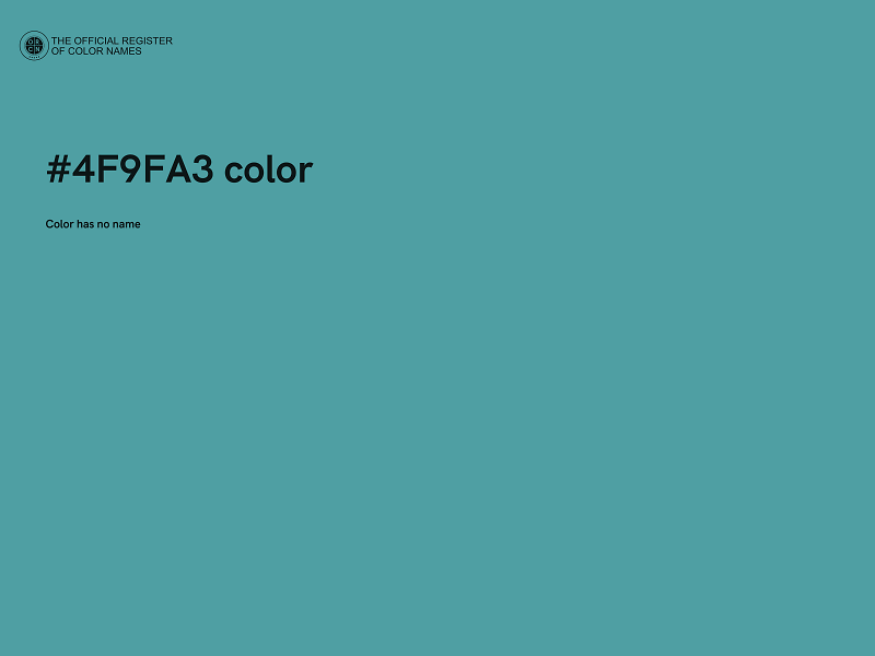 #4F9FA3 color image