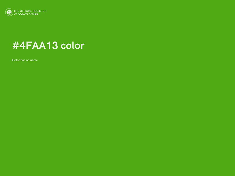 #4FAA13 color image