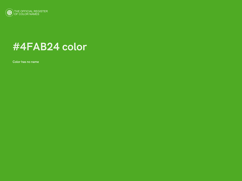 #4FAB24 color image