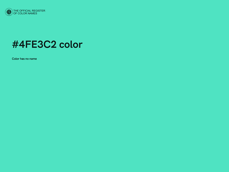 #4FE3C2 color image