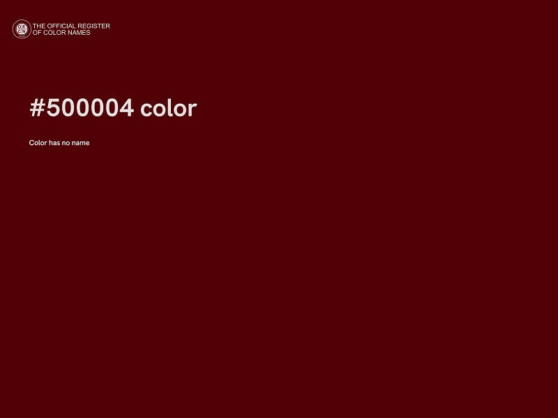 #500004 color image