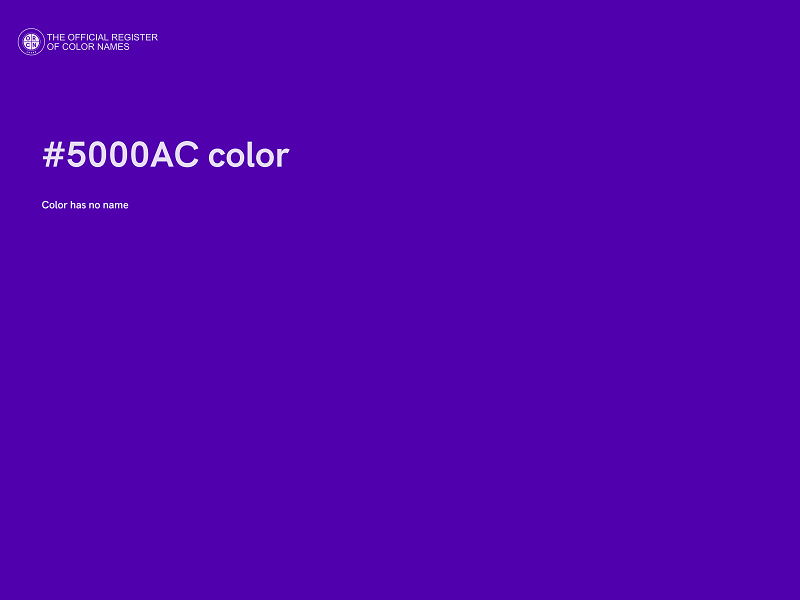 #5000AC color image