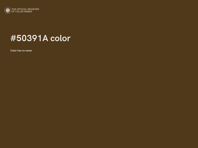 #50391A color image