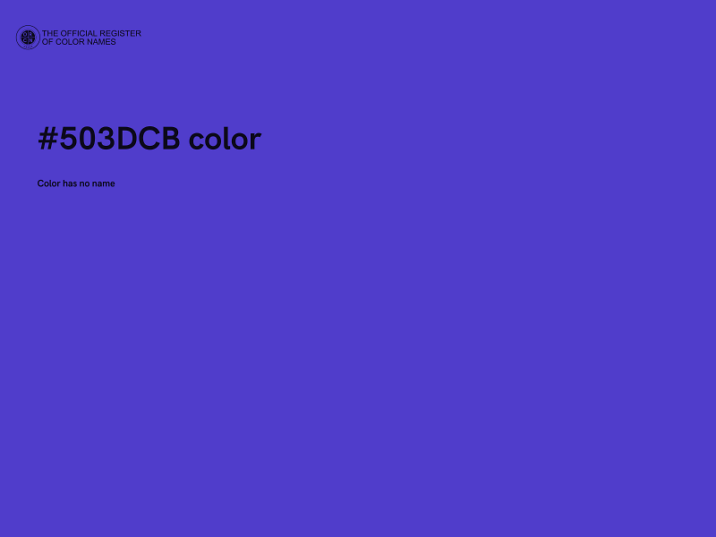 #503DCB color image