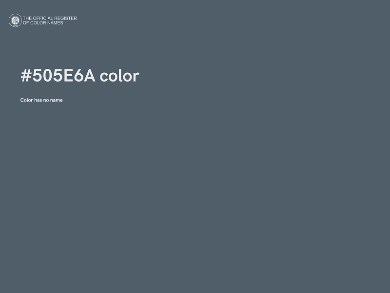 #505E6A color image