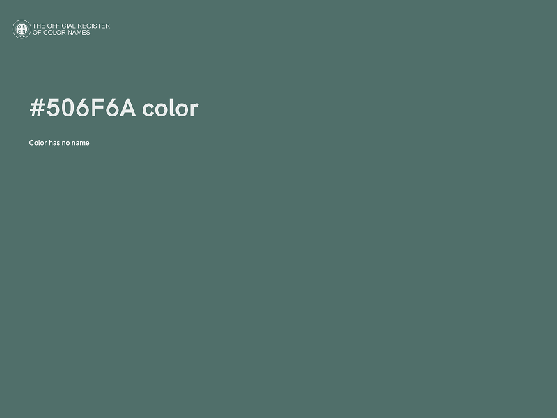 #506F6A color image