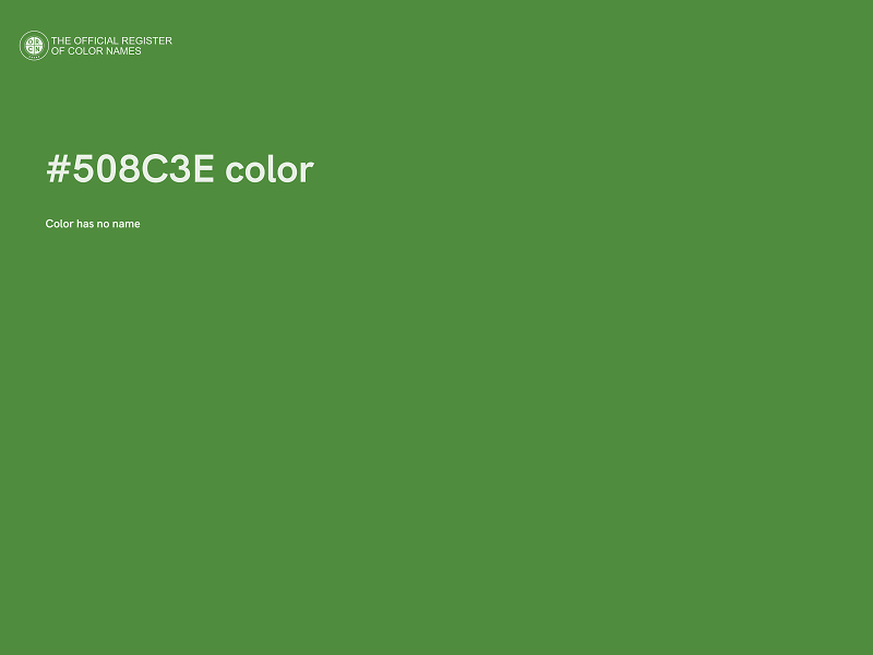 #508C3E color image