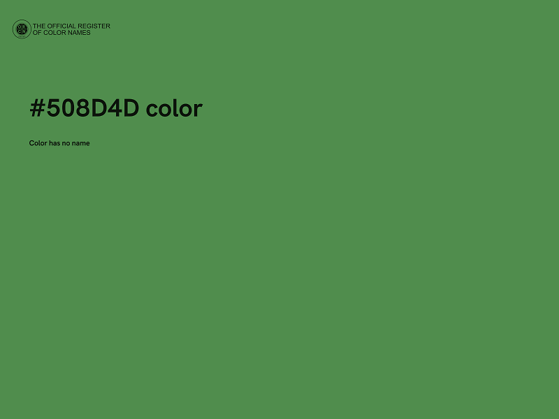 #508D4D color image