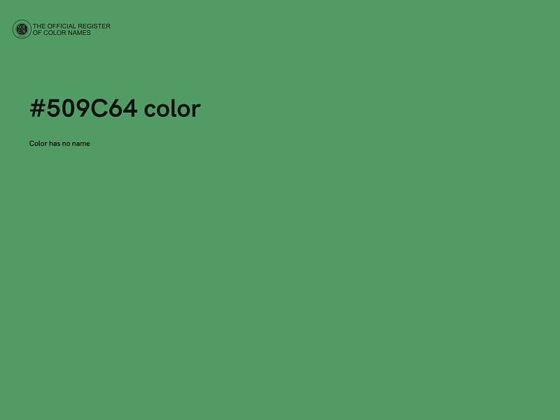 #509C64 color image