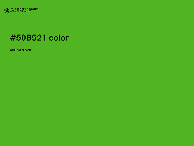 #50B521 color image