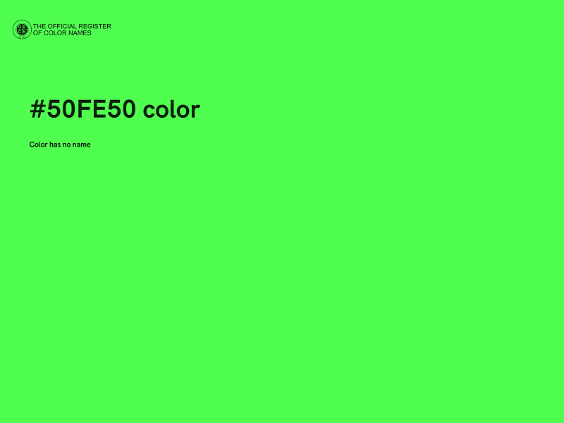 #50FE50 color image