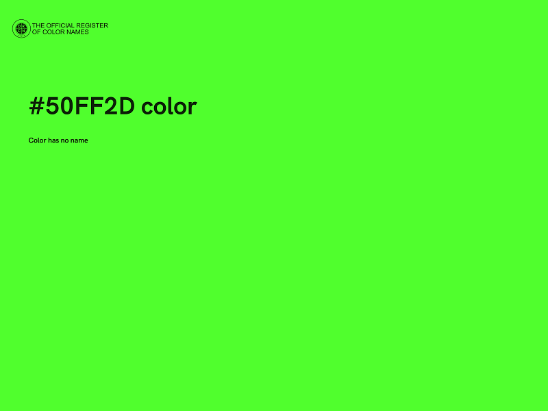 #50FF2D color image