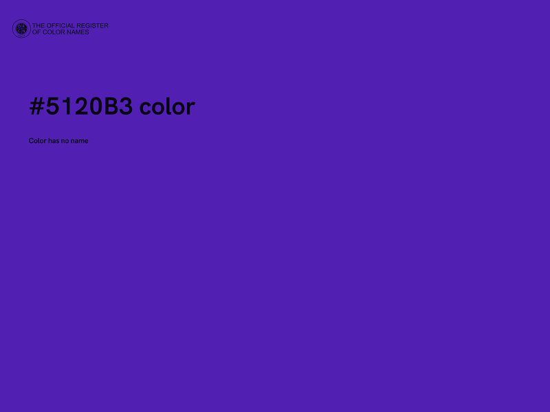 #5120B3 color image