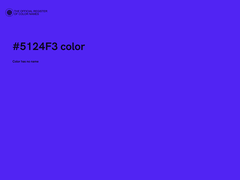 #5124F3 color image