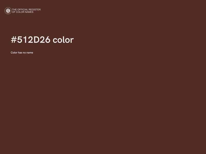 #512D26 color image