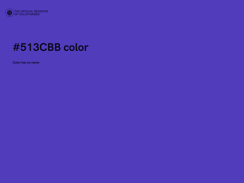 #513CBB color image