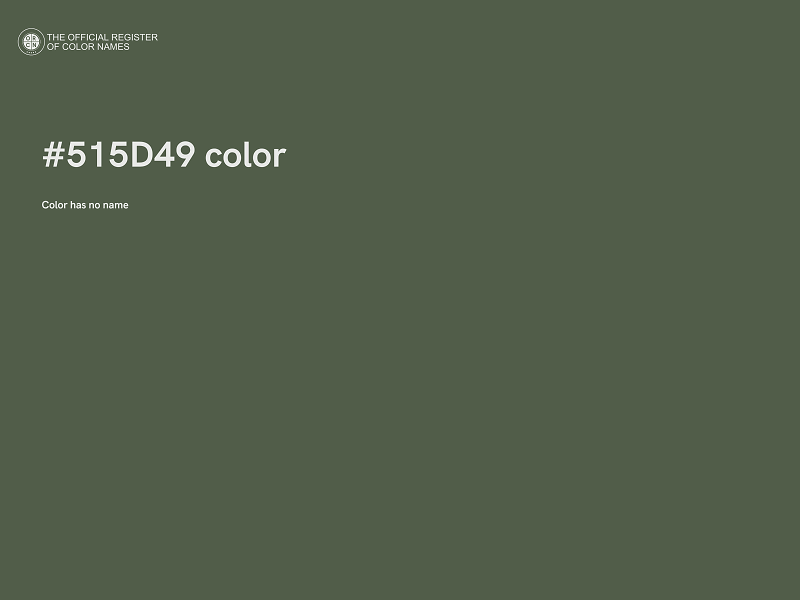 #515D49 color image