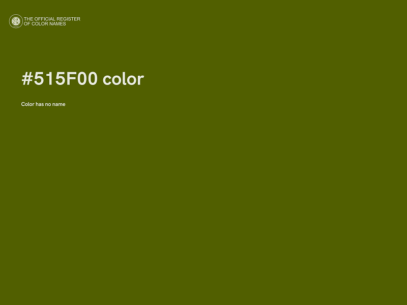 #515F00 color image