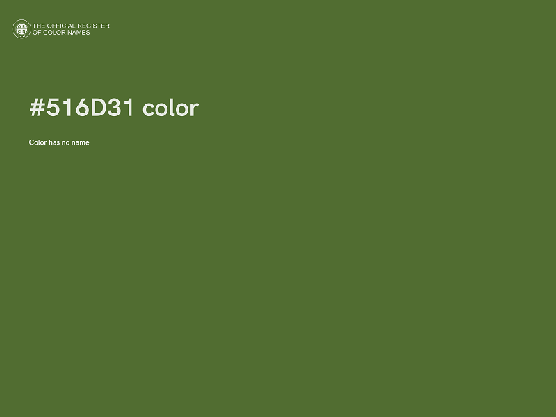 #516D31 color image