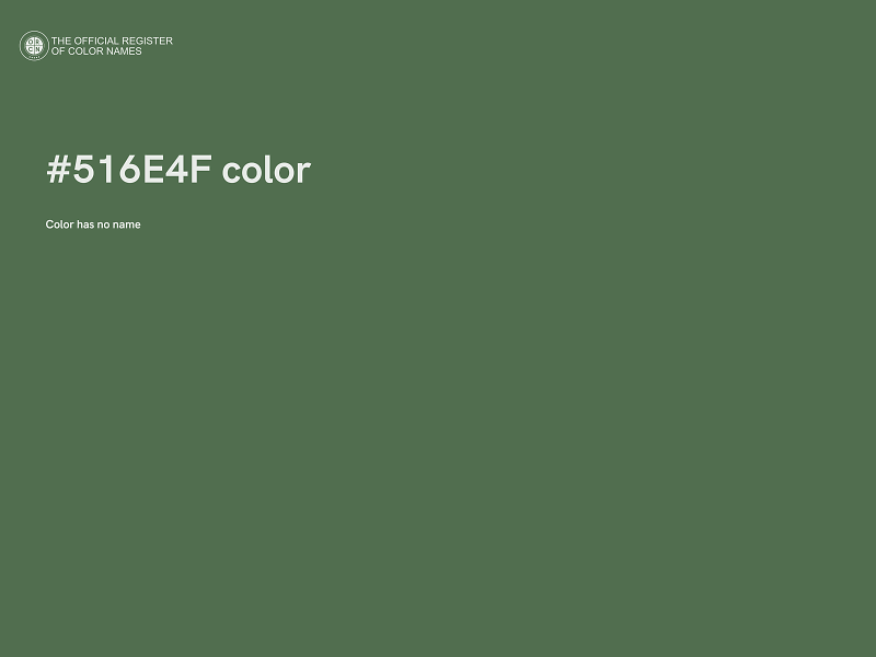 #516E4F color image