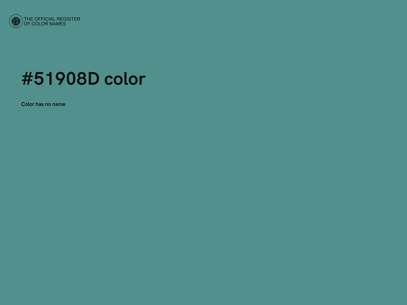 #51908D color image