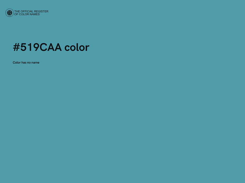 #519CAA color image