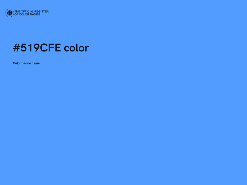 #519CFE color image