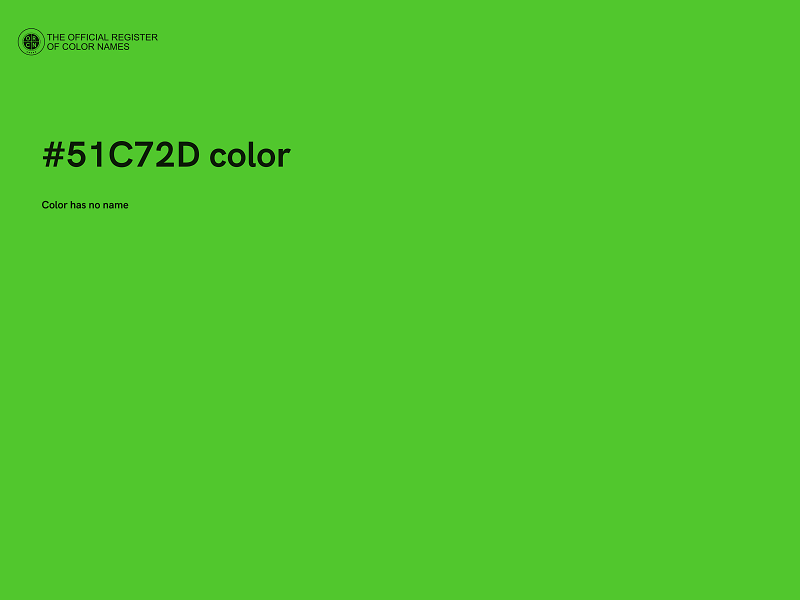 #51C72D color image