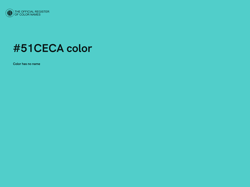 #51CECA color image