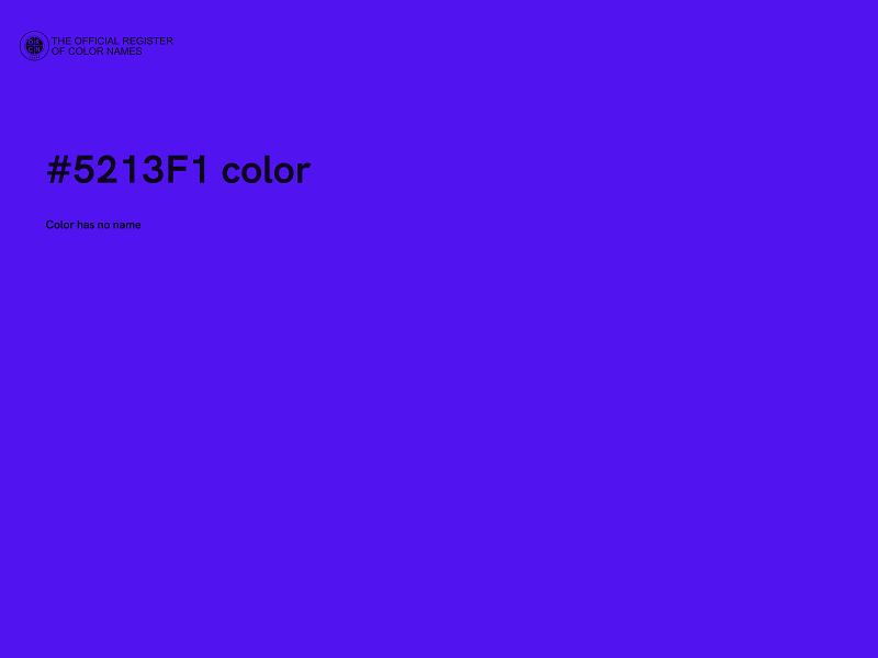 #5213F1 color image